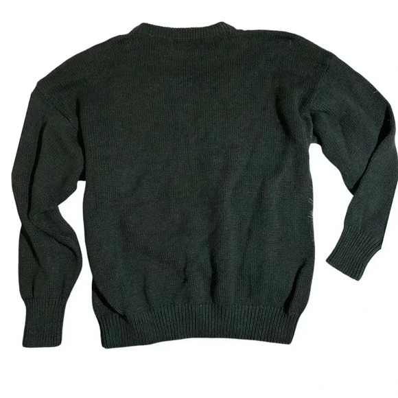 RARE VTG 1980s knitted sweater with beaded sequin floral embroidery - Picture 6 of 8